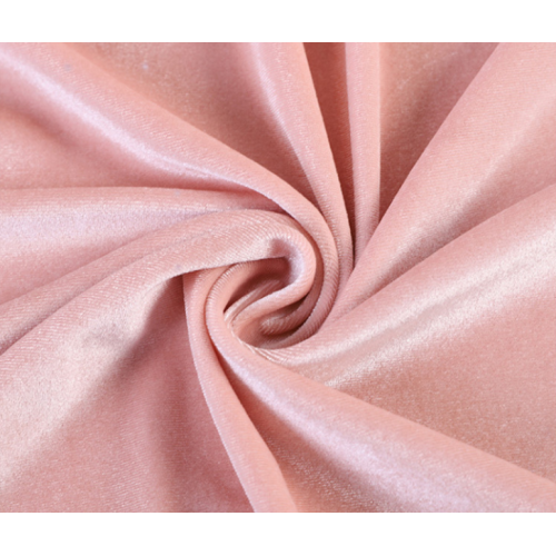 Making Spring And Summer Dresses 100% Polyester Korean Velvet Fabric Supplier